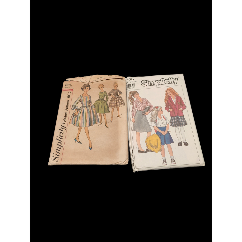 2 Vintage Petite Cut and Sew Packets.